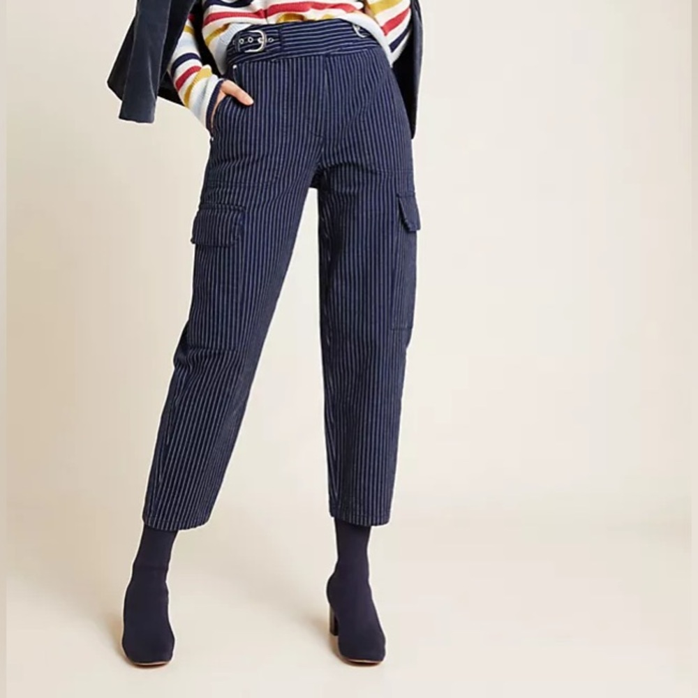 Scotch and Soda pinstriped cargo pants 26